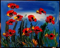 Buy MARK KAZAV FLORAL Pop Art Painting Original Oil  Canvas Gallery Artist VUII • 84.10£
