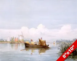 Buy River Thames At Battersea England Painting By David Cox Art Real Canvas Print • 14.24£