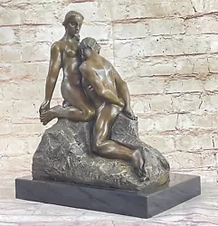 Buy Nude Large Signed Eternal Idol By French Sculptor Rodin Bronze Sculpture Erotic • 631.37£
