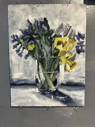 Buy Flowers In Oil Paint 12x16 In • 24£