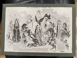 Buy Antique 1892 Illustration From La Vie Parisienne Magazine • 50£