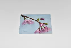 Buy Original Still Life Artwork. Cherry Blossom By Rhys Angelini. • 99.99£