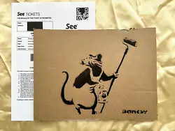 Buy Banksy Dismaland Free Art  Rat With Paint Roller *rare* • 275£