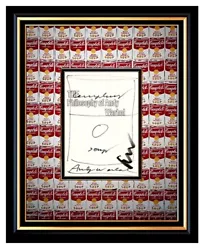Buy ANDY WARHOL Original Signed CAMPBELLS TOMATO SOUP Ink DRAWING Pop ART Painting • 5,451.24£