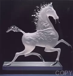 Buy Tie-Feng Jiang        Black Horse       Sculpture - Acrylic      BA • 3,946.80£