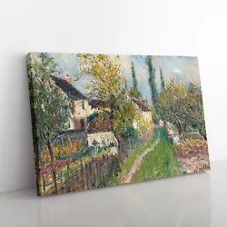 Buy A Pathe At Les Sablons By Alfred Sisley Canvas Wall Art Print Framed Picture • 24.95£
