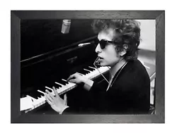 Buy 6 Bob Dylan American Singer Legends Picture Music Poster Black White Piano Photo • 4.99£