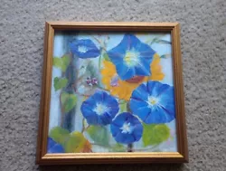 Buy Framed Oil Painting - Blue Iris' - • 33.07£