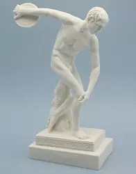 Buy Disc Thrower Statue Marble Handmade Ancient Greek Sculpture Discobolus Of Myron • 57.50£