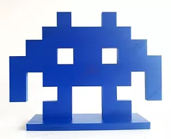 Buy Sculpture SPACE INVADER Blue Pop Street Art Graffiti French Painting By Spyddy • 134.90£