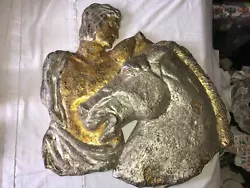 Buy FIBERGLASS Wall ART 3D HORSE Head ROMAN Greek TOGA Man BUST Gold&Silver Tone 24  • 124.03£