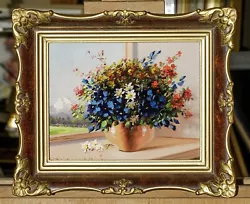 Buy Karl Vukovic (1897-1973) - Still Life With Summer Flowers, Oil Painting • 256.55£