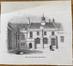 Buy Antique Print London The Great Hall Charter House C1860 Pub. In  Old England  • 4£