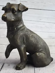 Buy Signed Original  Jack Russell Terrier Dog Bronze Sculpture Statue Decoration • 235.86£