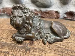 Buy Three Beautiful Bronze Lion Animal Feline Animals Beast Sculpture ID Statue • 141.58£