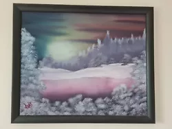 Buy Bob Ross Style Gorgeous Hand Painted Paiting Professionally Framed  • 350£