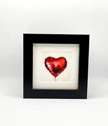 Buy Heart Balloon Original Oil Painting-FRAMED Helium Red Balloon Painting,SALE Gift • 50£