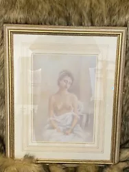 Buy Original Pastel Portrait By Peter Worswick “Antoinette” • 95£