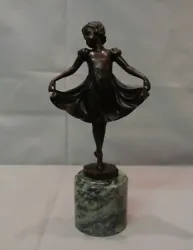 Buy Art Nouveau Style Statue Sculpture Dancer Opera Art Deco Style Bronze Signed • 137.91£