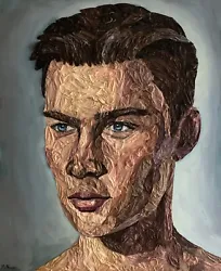 Buy Man Condom Collage Artwork Male Portrait Painting Gay Erotic Art Queer 1x1.2m • 1,200£