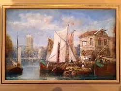 Buy Antique Landscape Painting, Antique Painting, Antique Seascape, Victorian Art • 135£