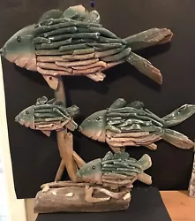 Buy Driftwood Fish Art Sculpture • 52.84£