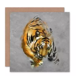 Buy Painting Tiger Cat Animal Wild Watercolour Blank Greeting Card With Envelope • 4.42£
