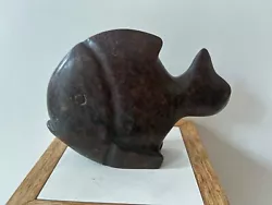 Buy FISH ~SHONA Sculpture/ Carving /Art -Hand Carved-Ideal Gift -New • 32£