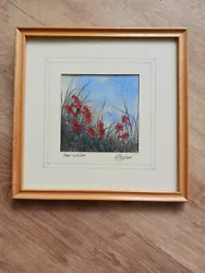 Buy Poppies And Wild Grass Pastel Painting By George Fanshawe, London Artist  • 19.99£