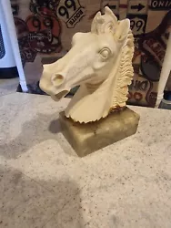 Buy Vintage 60s Horse Head Sculpture Signed A. Gionnelli 5.5  • 19.99£
