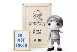 Buy Signed Javier Calleja 'Do Not Touch (Grey)' Ltd Ed. Sculpture W/ Orig Wood Box • 7,874.95£