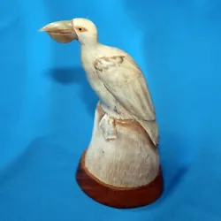 Buy Pelican Carving Amazing Detail!!! One Of A Kind Original Carving! BARRY STEIN • 35.52£