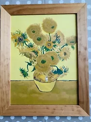 Buy Oil Painting On Board Inspired By Van Gogh The Sunflowers 48cm X 38cm Not Print • 45£