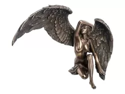 Buy Nude Naked Winged Female Angel Cold Cast Bronze & Resin Statue Sculpture Erotic • 79.17£