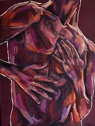 Buy Male Nude Painting, Male Torso, Gay Erotic Art, Original Male Oil Artwork 60x80 • 750£