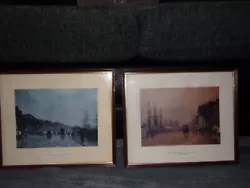 Buy Vintage Atkinson Grimshaw Scottish Doclands Framed Paintings  • 25£