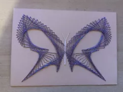 Buy Purple Butterfly Artwork Canvas • 1.90£