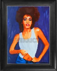Buy Whitney Houston Painting Signed By The Artist Music Art • 284.96£