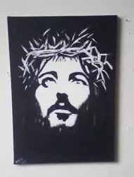 Buy Jesus Painting .modern Art .acrylic On Canvas Original Artwork. 16 X 12 Ins • 19.99£