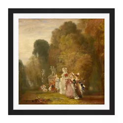 Buy William Turner What You Will 1822 Painting Square Framed Wall Art 16X16 In • 29.99£
