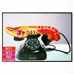 Buy Salvador Dali Lobster Telephone Painting - Spanish Painter Poster - A5 A4 A3 • 6.99£