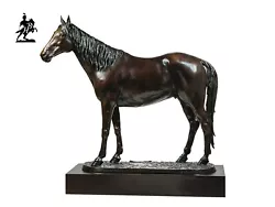 Buy Lost Wax Horse Bronze Sculpture ¨banner¨. Limited Edtition  • 4,262.54£