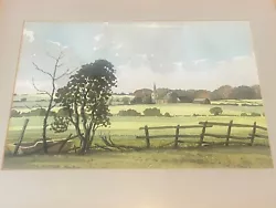 Buy Vintage Watercolor Painting-COUNTRY LANDSCAPE By John Woods • 55£