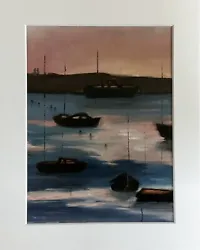 Buy Original Oil Painting Seascape Mount 10 X 8 Ins Dorset Artist CHRISTINE INGRAM • 25£
