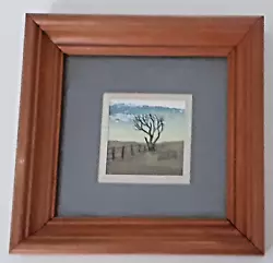 Buy Kathleen Freeth  'Exmoor' Small Original Watercolour In Wooden Frame • 10£