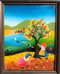 Buy Glass Painting Glass Painting Stained Glass Girls Tree Girls Tree Girls Tree Tree Tree Tree • 68.52£