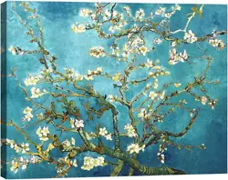 Buy Modern Almond Blossom Famous Oil Paintings Reproduction Canvas Prints By Van Gog • 16.03£