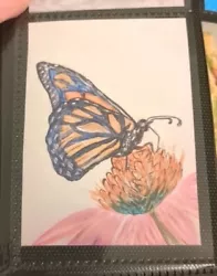 Buy ACEO Original Art ACEO Watercolor Butterfly Nature Painting Impressionist Small • 3.43£