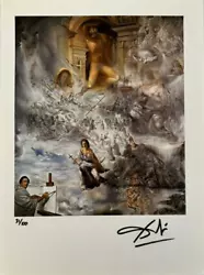 Buy Dalí Hand Signed Original Lithograph Print Certificate And $3,500 Appraisal% • 156.71£