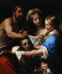 Buy Salome With The Head Of John The Baptist 1680 ONORIO MARINARI 15 X 13 Reprint • 15.25£